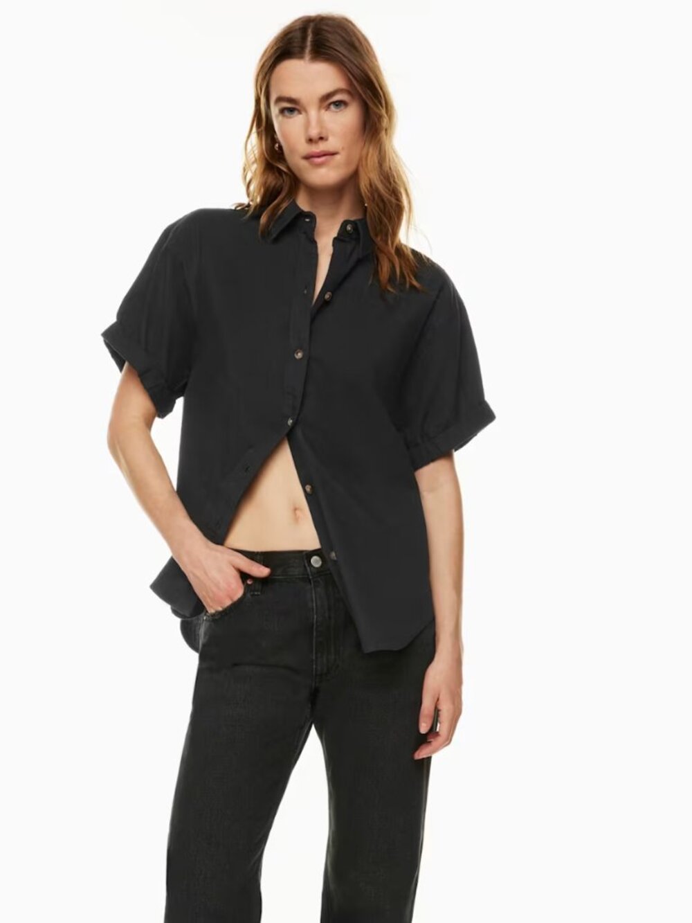 Denim Forum The Jane Button Up Shirt - Picture 3 of 11